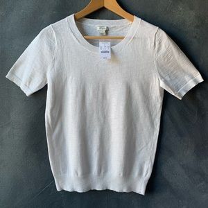 J Crew Short Sleeve Sweater
